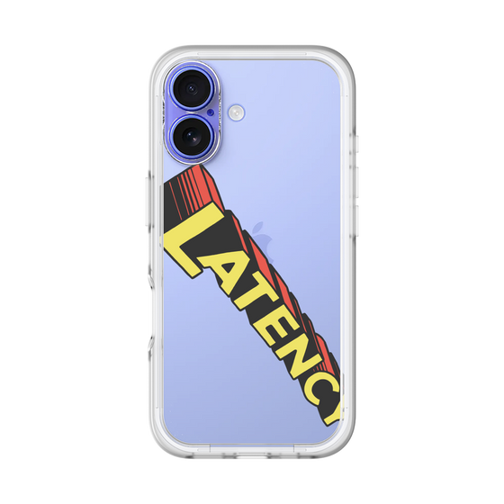 スリムプロテクションプレミアムケース［ LATENCY - Rock logo - Clear ］