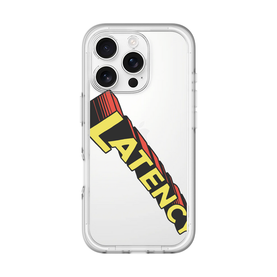 スリムプロテクションプレミアムケース［ LATENCY - Rock logo - Clear ］