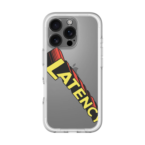 スリムプロテクションプレミアムケース［ LATENCY - Rock logo - Clear ］