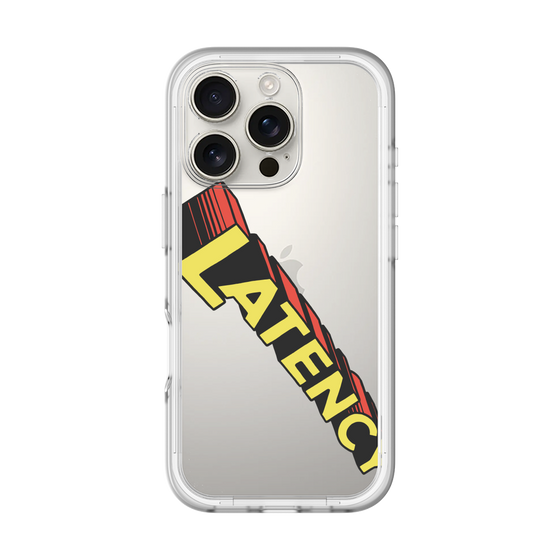 スリムプロテクションプレミアムケース［ LATENCY - Rock logo - Clear ］
