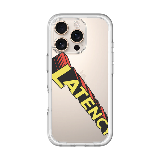 スリムプロテクションプレミアムケース［ LATENCY - Rock logo - Clear ］