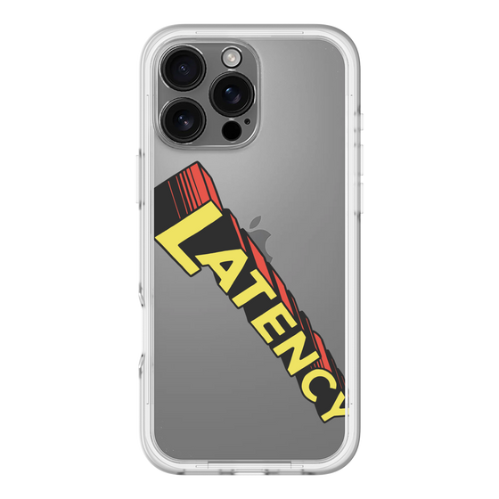 スリムプロテクションプレミアムケース［ LATENCY - Rock logo - Clear ］