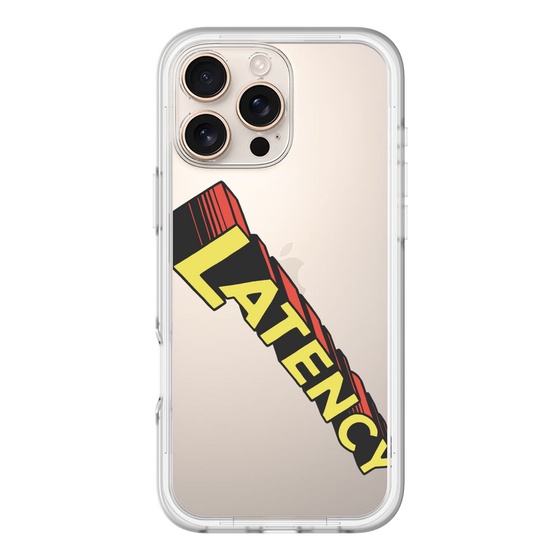 スリムプロテクションプレミアムケース［ LATENCY - Rock logo - Clear ］