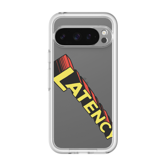 スリムプロテクションプレミアムケース［ LATENCY - Rock logo - Clear ］