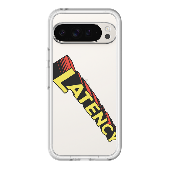 スリムプロテクションプレミアムケース［ LATENCY - Rock logo - Clear ］