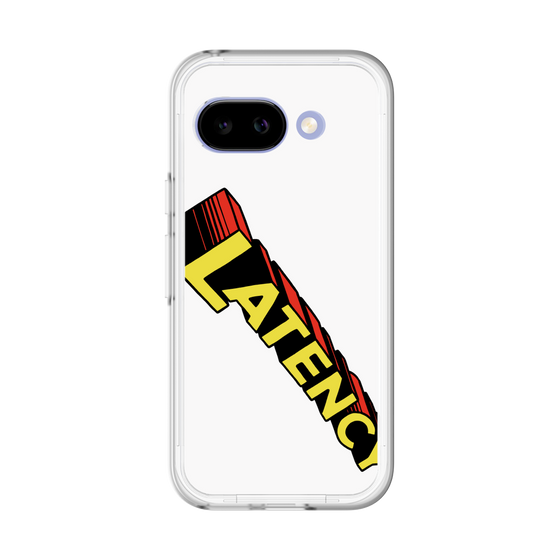 スリムプロテクションプレミアムケース［ LATENCY - Rock logo - White ］