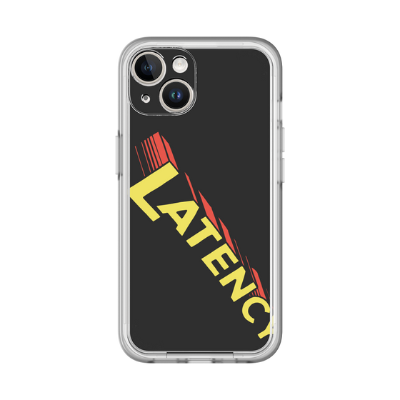 スリムプロテクションプレミアムケース［ LATENCY - Rock logo - Black ］