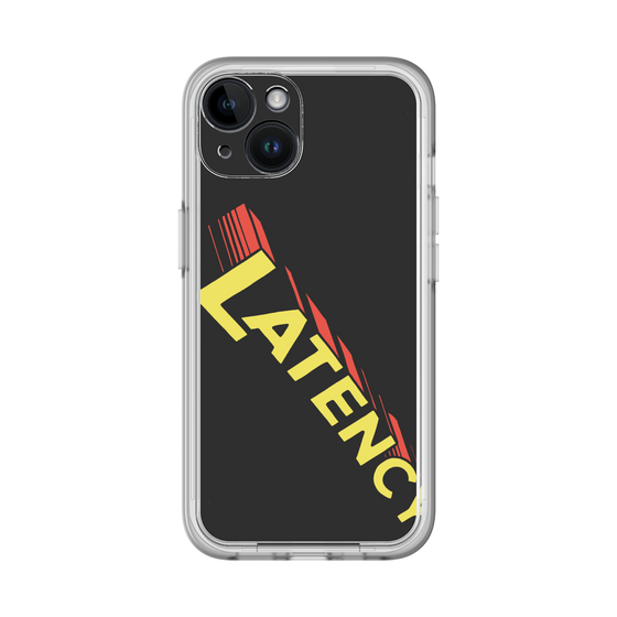 スリムプロテクションプレミアムケース［ LATENCY - Rock logo - Black ］