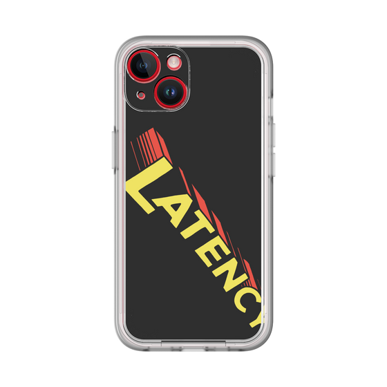 スリムプロテクションプレミアムケース［ LATENCY - Rock logo - Black ］