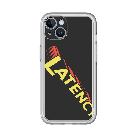 スリムプロテクションプレミアムケース［ LATENCY - Rock logo - Black ］
