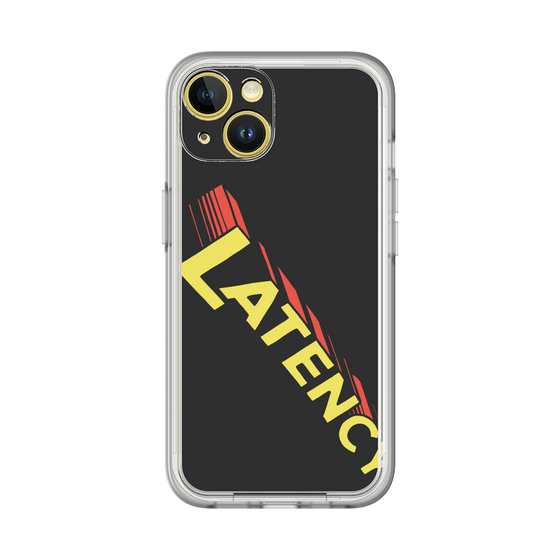 スリムプロテクションプレミアムケース［ LATENCY - Rock logo - Black ］