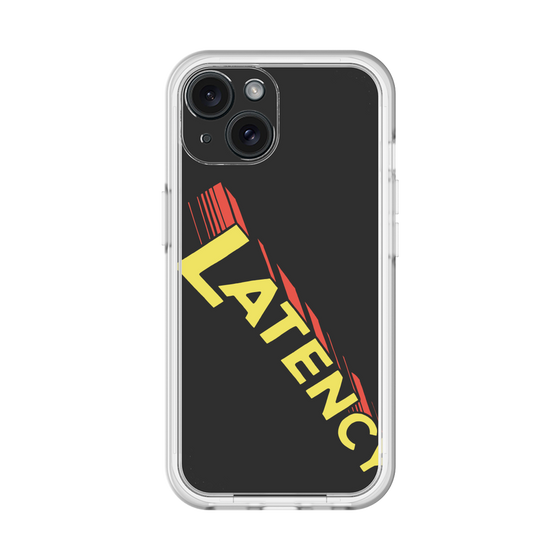 スリムプロテクションプレミアムケース［ LATENCY - Rock logo - Black ］