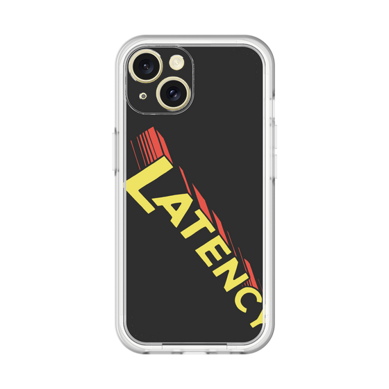 スリムプロテクションプレミアムケース［ LATENCY - Rock logo - Black ］