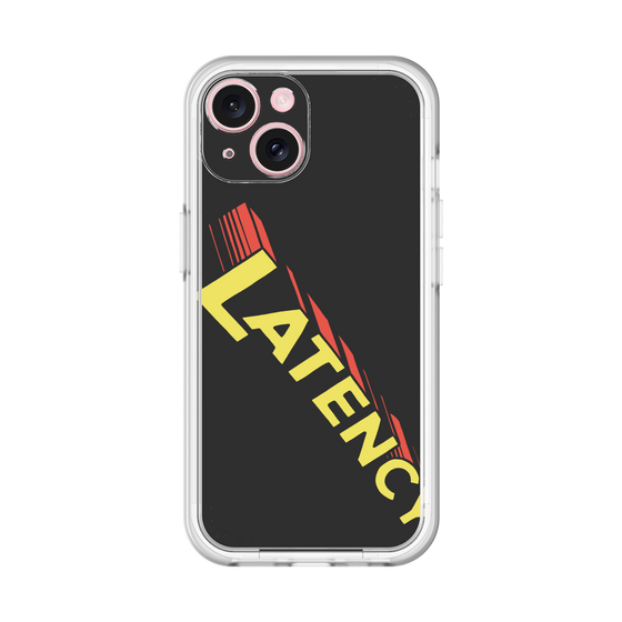 スリムプロテクションプレミアムケース［ LATENCY - Rock logo - Black ］