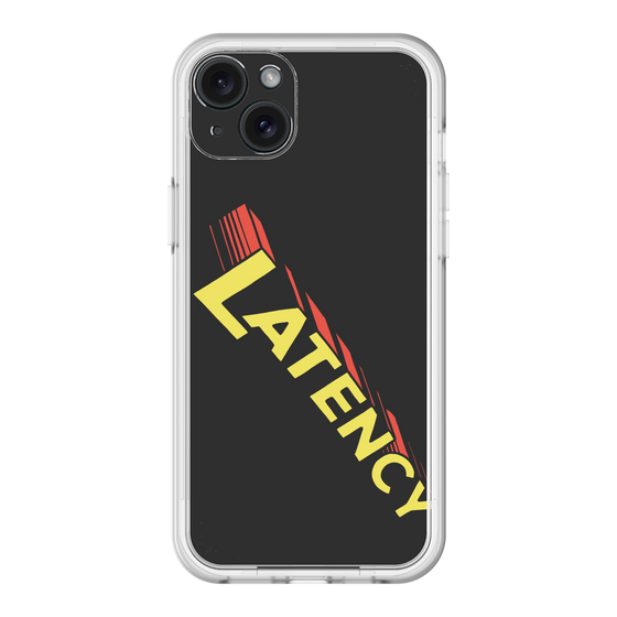 スリムプロテクションプレミアムケース［ LATENCY - Rock logo - Black ］