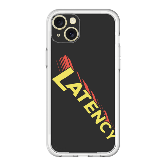 スリムプロテクションプレミアムケース［ LATENCY - Rock logo - Black ］