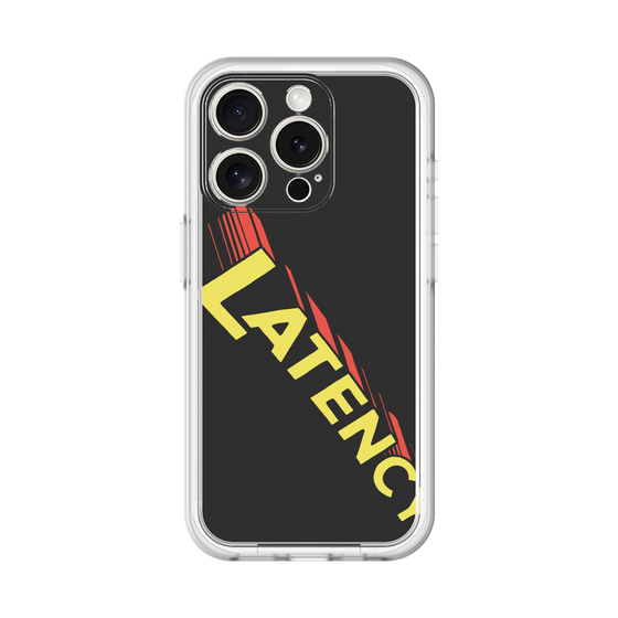スリムプロテクションプレミアムケース［ LATENCY - Rock logo - Black ］