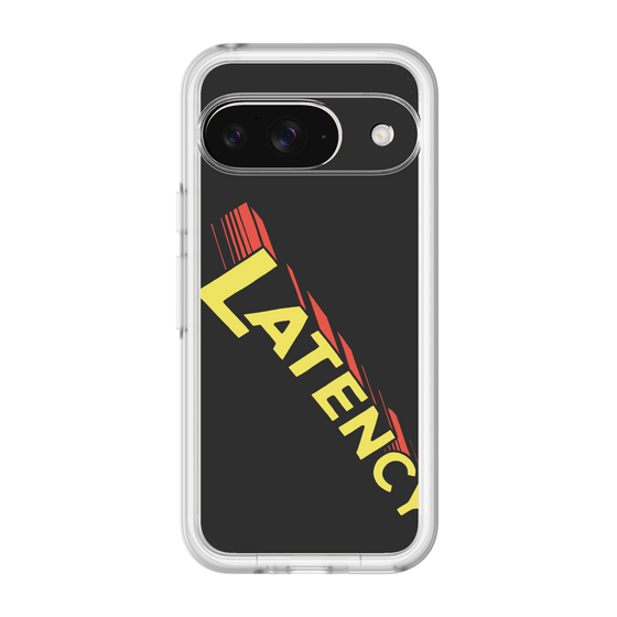 スリムプロテクションプレミアムケース［ LATENCY - Rock logo - Black ］