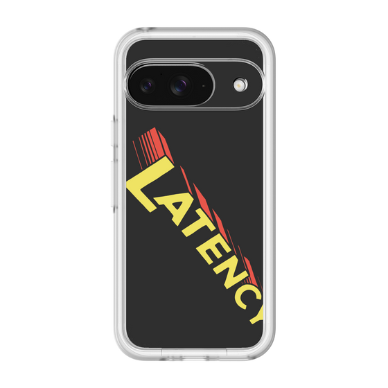 スリムプロテクションプレミアムケース［ LATENCY - Rock logo - Black ］
