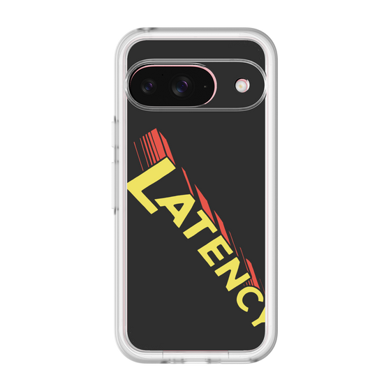 スリムプロテクションプレミアムケース［ LATENCY - Rock logo - Black ］