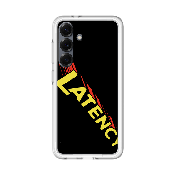 スリムプロテクションプレミアムケース［ LATENCY - Rock logo - Black ］