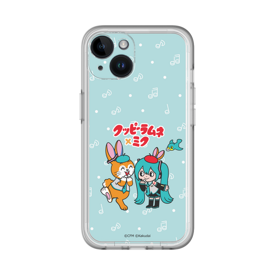スリムプロテクションプレミアムケース［ 初音ミク×クッピーラムネ - 初音ミク×クッピー - デフォルメイラスト ］