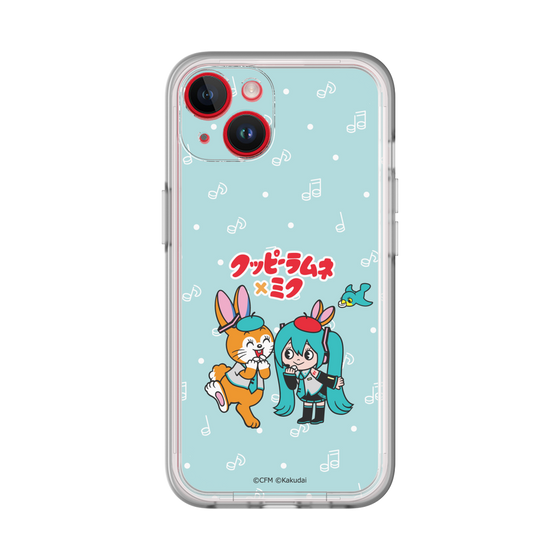 スリムプロテクションプレミアムケース［ 初音ミク×クッピーラムネ - 初音ミク×クッピー - デフォルメイラスト ］