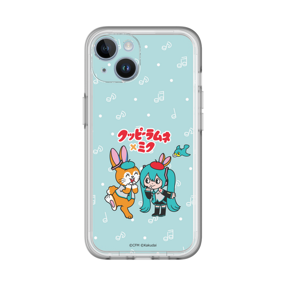 スリムプロテクションプレミアムケース［ 初音ミク×クッピーラムネ - 初音ミク×クッピー - デフォルメイラスト ］