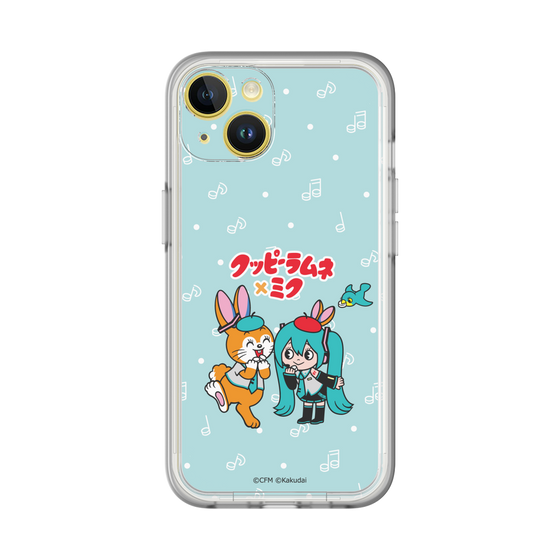 スリムプロテクションプレミアムケース［ 初音ミク×クッピーラムネ - 初音ミク×クッピー - デフォルメイラスト ］