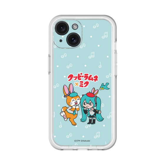 スリムプロテクションプレミアムケース［ 初音ミク×クッピーラムネ - 初音ミク×クッピー - デフォルメイラスト ］