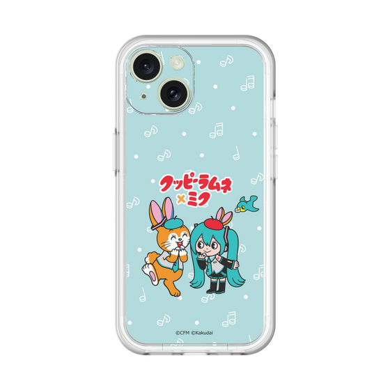 スリムプロテクションプレミアムケース［ 初音ミク×クッピーラムネ - 初音ミク×クッピー - デフォルメイラスト ］