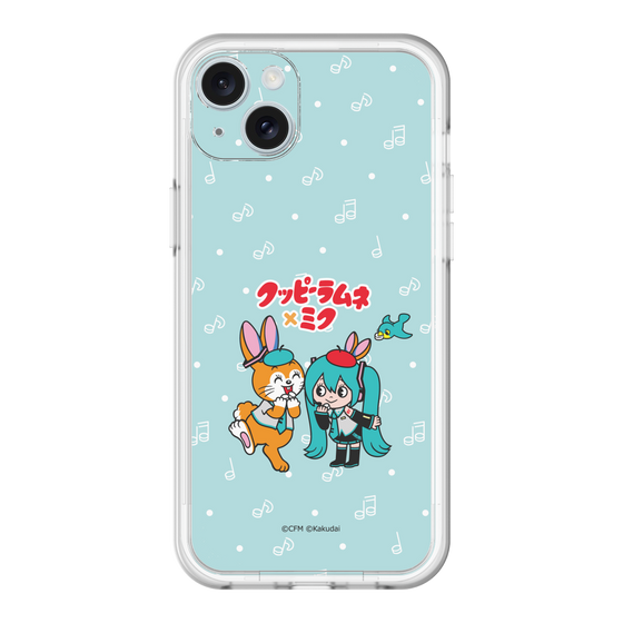 スリムプロテクションプレミアムケース［ 初音ミク×クッピーラムネ - 初音ミク×クッピー - デフォルメイラスト ］