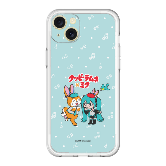 スリムプロテクションプレミアムケース［ 初音ミク×クッピーラムネ - 初音ミク×クッピー - デフォルメイラスト ］