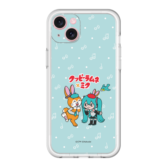 スリムプロテクションプレミアムケース［ 初音ミク×クッピーラムネ - 初音ミク×クッピー - デフォルメイラスト ］