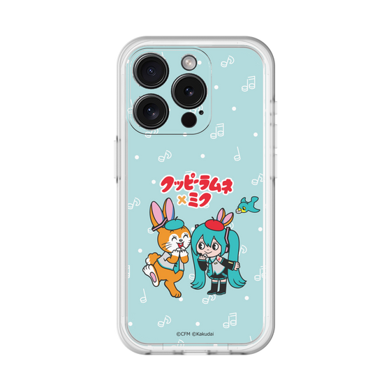 スリムプロテクションプレミアムケース［ 初音ミク×クッピーラムネ - 初音ミク×クッピー - デフォルメイラスト ］