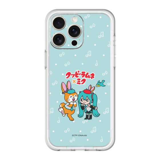 スリムプロテクションプレミアムケース［ 初音ミク×クッピーラムネ - 初音ミク×クッピー - デフォルメイラスト ］