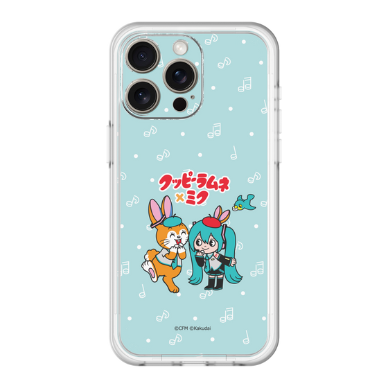 スリムプロテクションプレミアムケース［ 初音ミク×クッピーラムネ - 初音ミク×クッピー - デフォルメイラスト ］