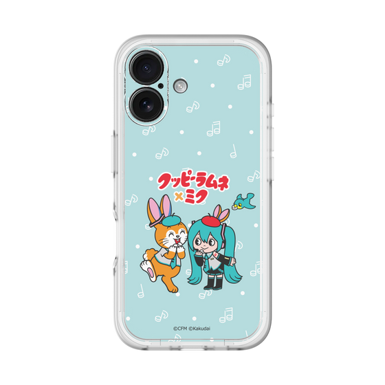 スリムプロテクションプレミアムケース［ 初音ミク×クッピーラムネ - 初音ミク×クッピー - デフォルメイラスト ］