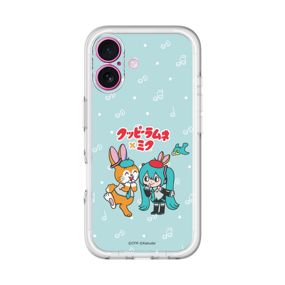 スリムプロテクションプレミアムケース［ 初音ミク×クッピーラムネ - 初音ミク×クッピー - デフォルメイラスト ］