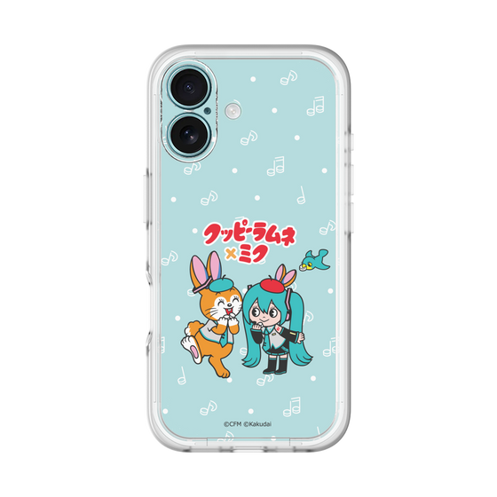 スリムプロテクションプレミアムケース［ 初音ミク×クッピーラムネ - 初音ミク×クッピー - デフォルメイラスト ］