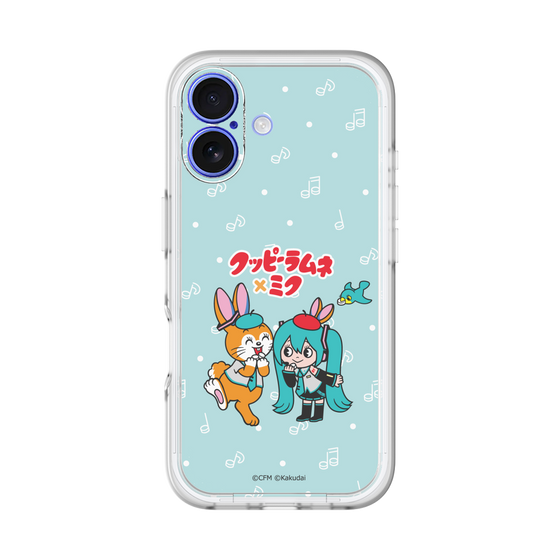 スリムプロテクションプレミアムケース［ 初音ミク×クッピーラムネ - 初音ミク×クッピー - デフォルメイラスト ］