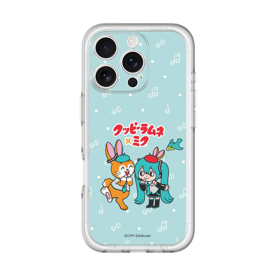スリムプロテクションプレミアムケース［ 初音ミク×クッピーラムネ - 初音ミク×クッピー - デフォルメイラスト ］