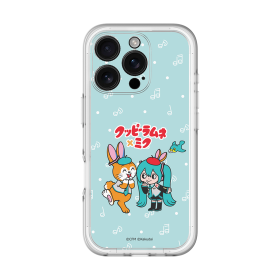 スリムプロテクションプレミアムケース［ 初音ミク×クッピーラムネ - 初音ミク×クッピー - デフォルメイラスト ］