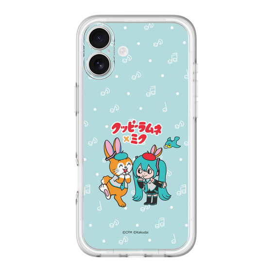 スリムプロテクションプレミアムケース［ 初音ミク×クッピーラムネ - 初音ミク×クッピー - デフォルメイラスト ］