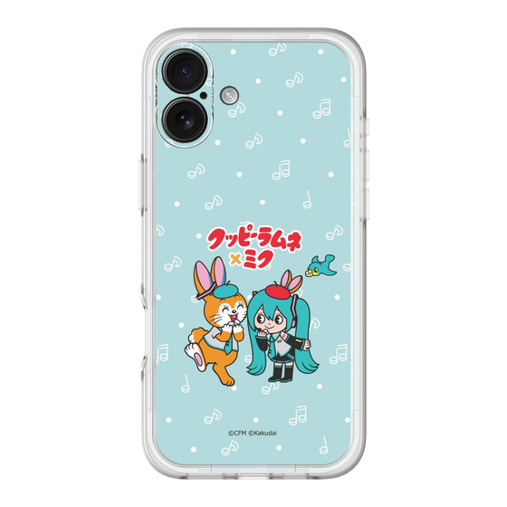 スリムプロテクションプレミアムケース［ 初音ミク×クッピーラムネ - 初音ミク×クッピー - デフォルメイラスト ］