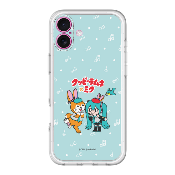 スリムプロテクションプレミアムケース［ 初音ミク×クッピーラムネ - 初音ミク×クッピー - デフォルメイラスト ］