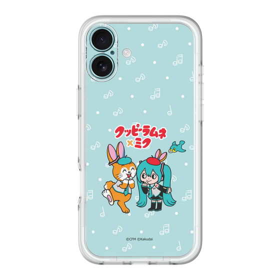 スリムプロテクションプレミアムケース［ 初音ミク×クッピーラムネ - 初音ミク×クッピー - デフォルメイラスト ］
