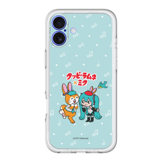 スリムプロテクションプレミアムケース［ 初音ミク×クッピーラムネ - 初音ミク×クッピー - デフォルメイラスト ］