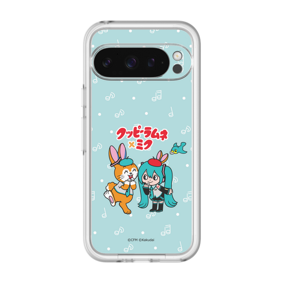 スリムプロテクションプレミアムケース［ 初音ミク×クッピーラムネ - 初音ミク×クッピー - デフォルメイラスト ］