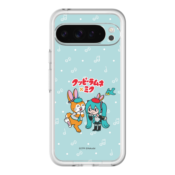 スリムプロテクションプレミアムケース［ 初音ミク×クッピーラムネ - 初音ミク×クッピー - デフォルメイラスト ］